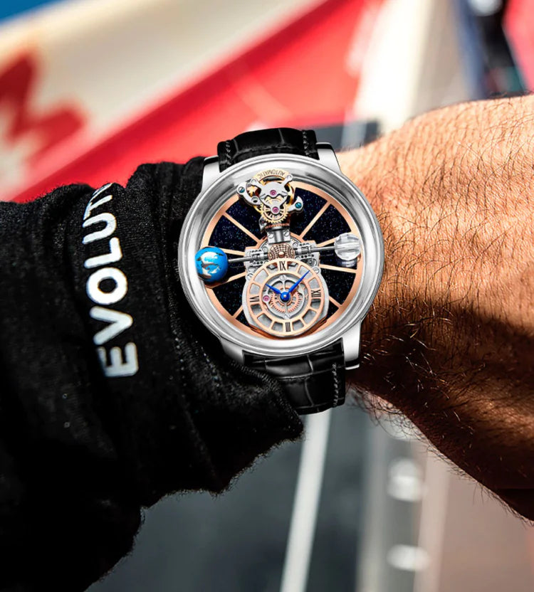 Montre Quartz Squelette pour Homme