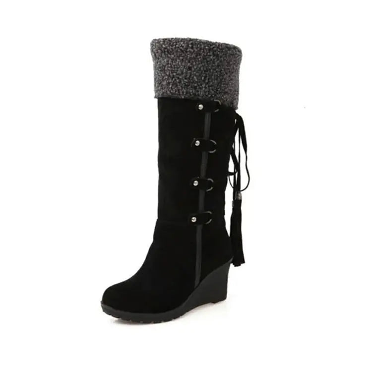 Cozy Chic High-Top Boots Plus Size