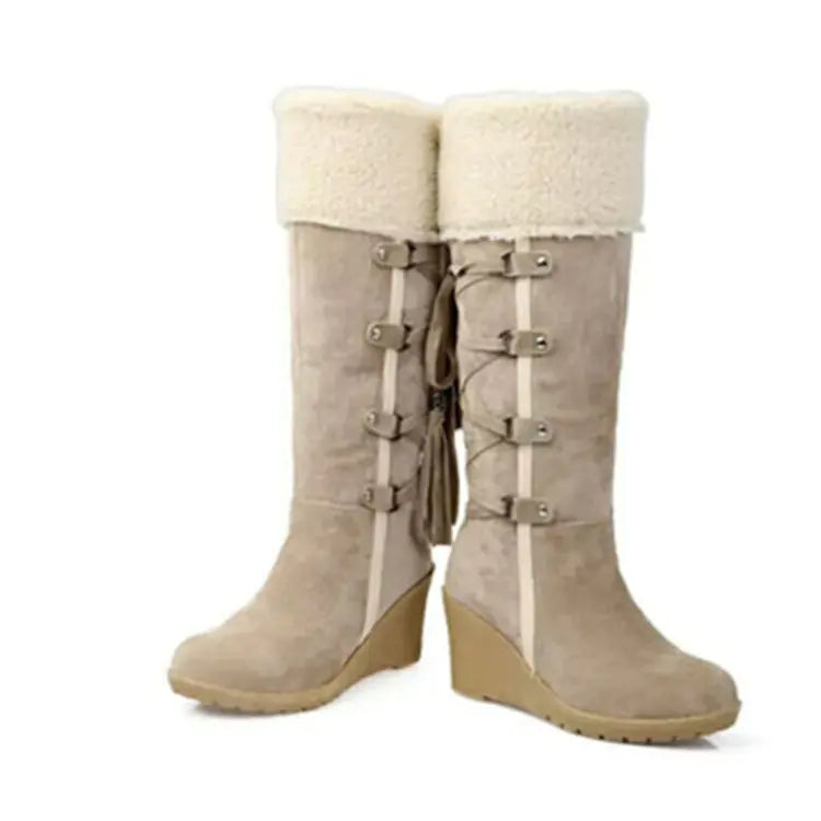 Cozy Chic High-Top Boots Plus Size