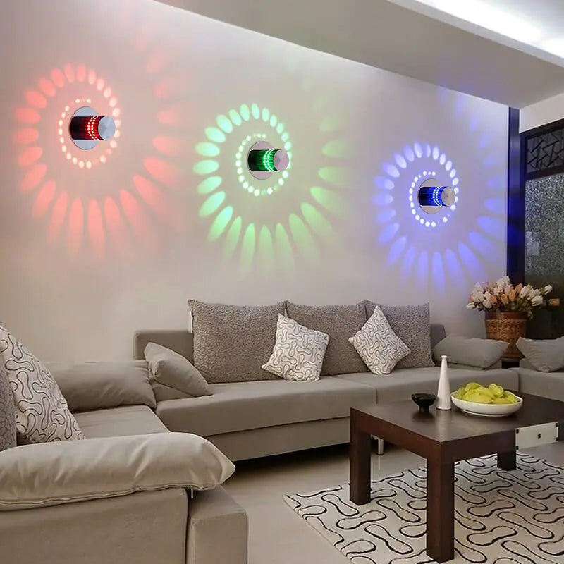 Sleek Multi-Color LED Wall Light