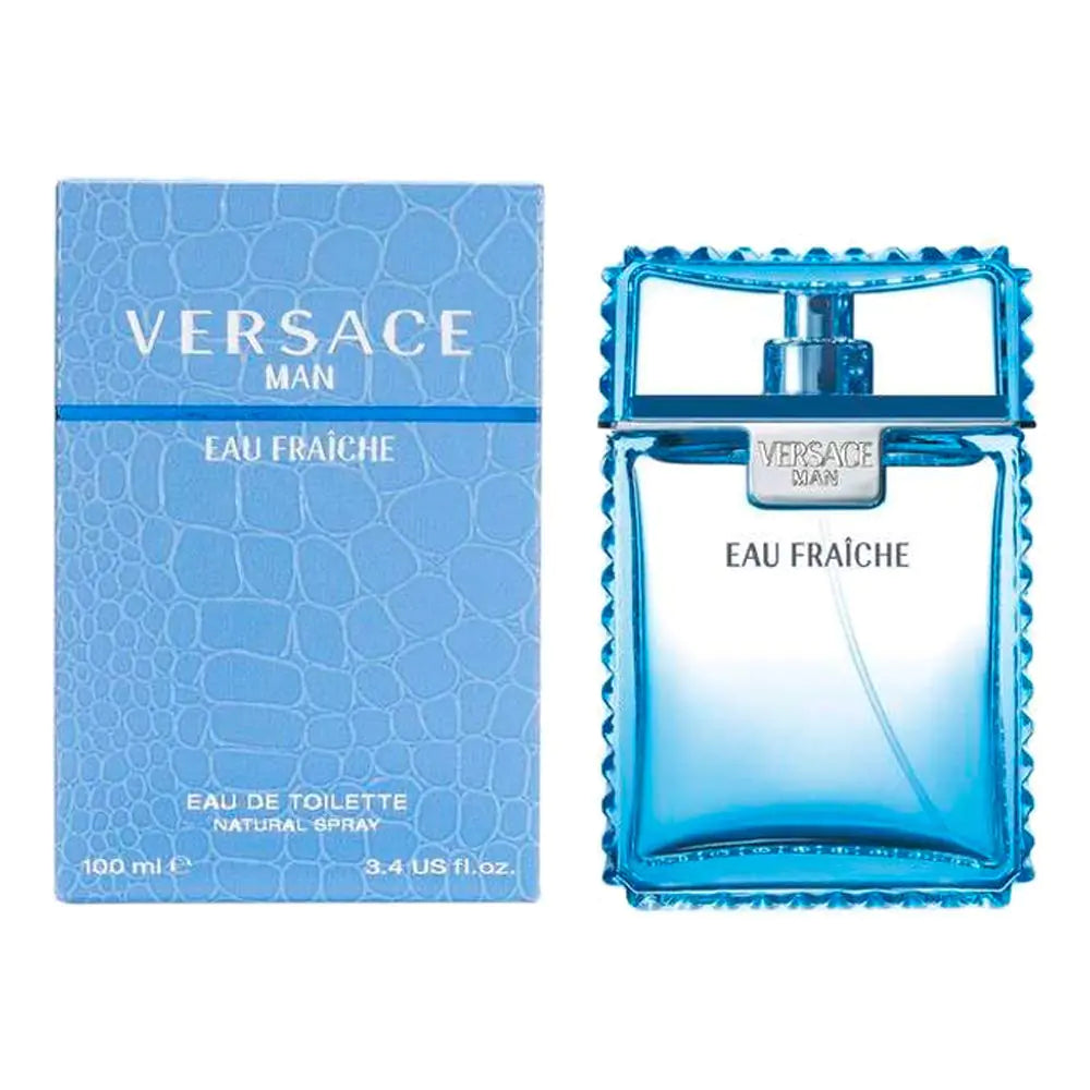 Versace Man Eau Fraiche par Versace pour Homme 100 ml Eau de Toilette en Spray