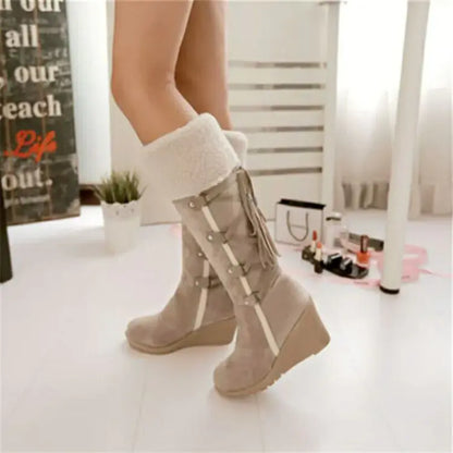 Cozy Chic High-Top Boots Plus Size
