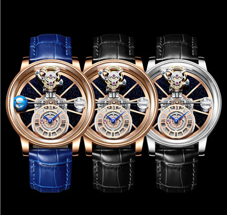 Montre Quartz Squelette pour Homme