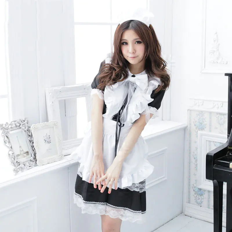 Chic Maid Cosplay Outfit with Cute Lingerie DS1024