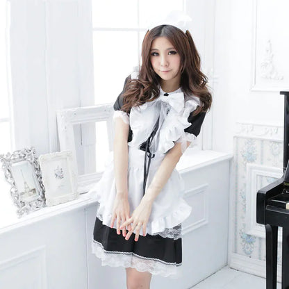 Chic Maid Cosplay Outfit with Cute Lingerie DS1024