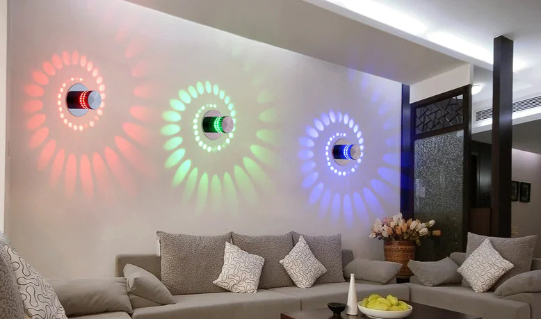 Sleek Multi-Color LED Wall Light