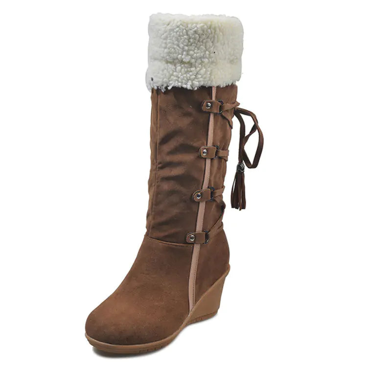 Cozy Chic High-Top Boots Plus Size