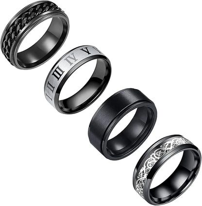 Chic Stainless Steel Fashion Ring
