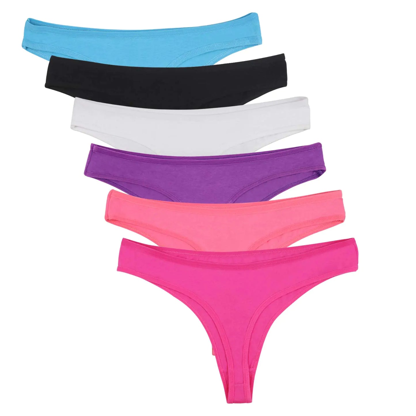 ComfortSoft 6-Pack Cotton Thongs