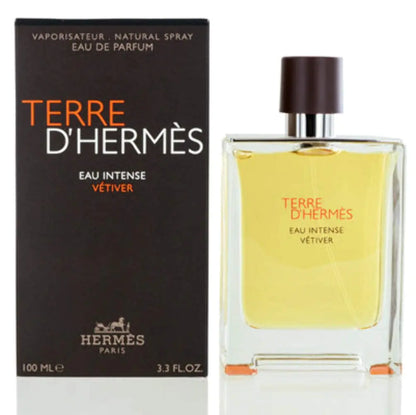 HERMES Terre D'Hermès Eau Intense Vétiver Eau de Parfum pour Homme 3.4 Onces