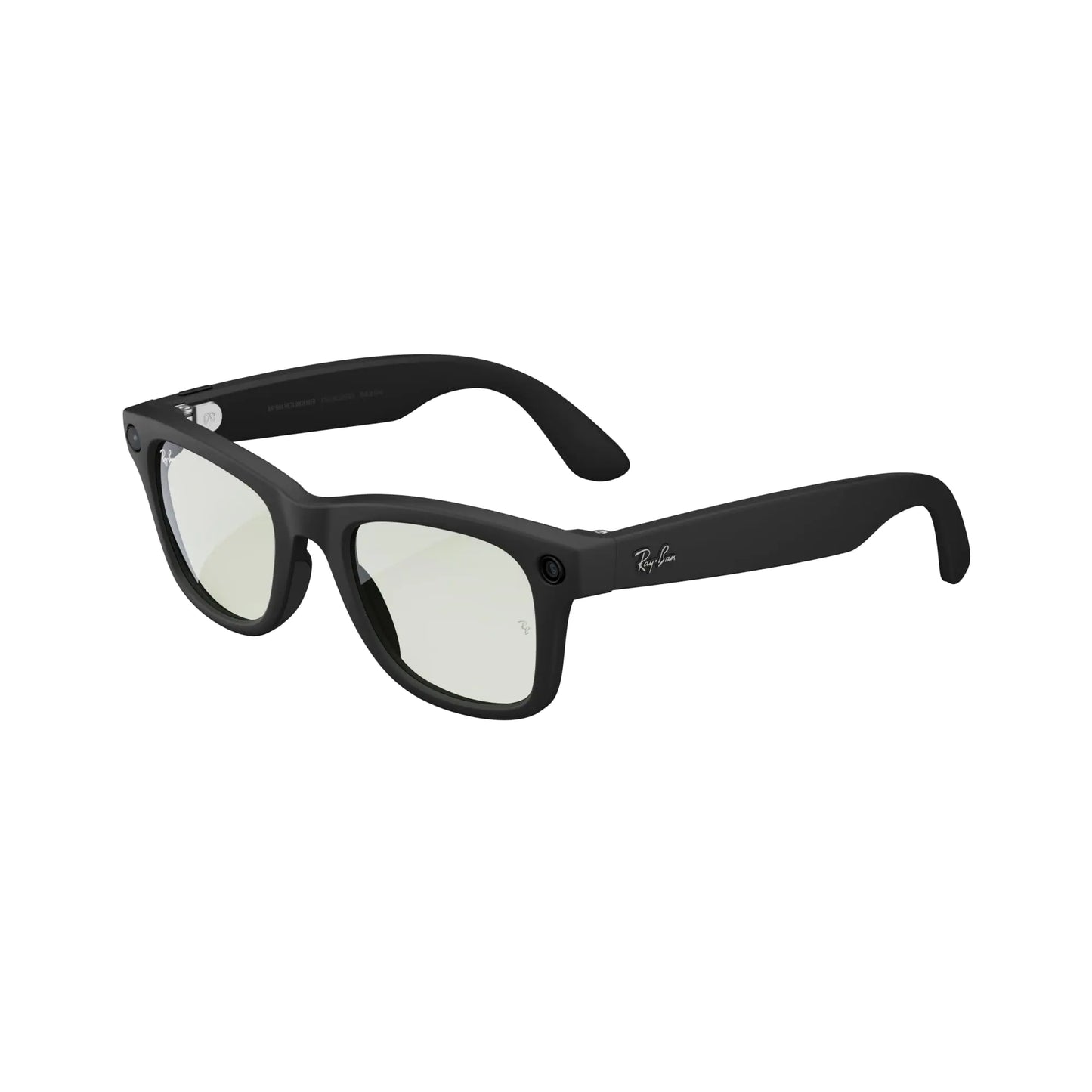 Lunettes de Soleil Carrées Régulières Meta Wayfarer Mat Noir / Vert G15 Transitions Régulières (Renouvelé)