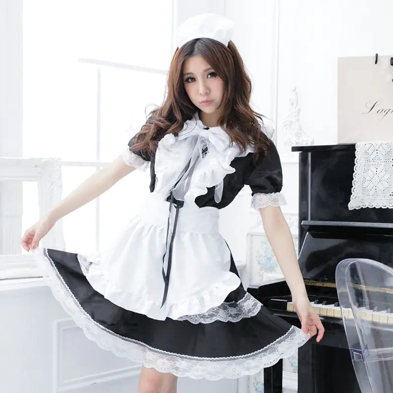 Chic Maid Cosplay Outfit with Cute Lingerie DS1024