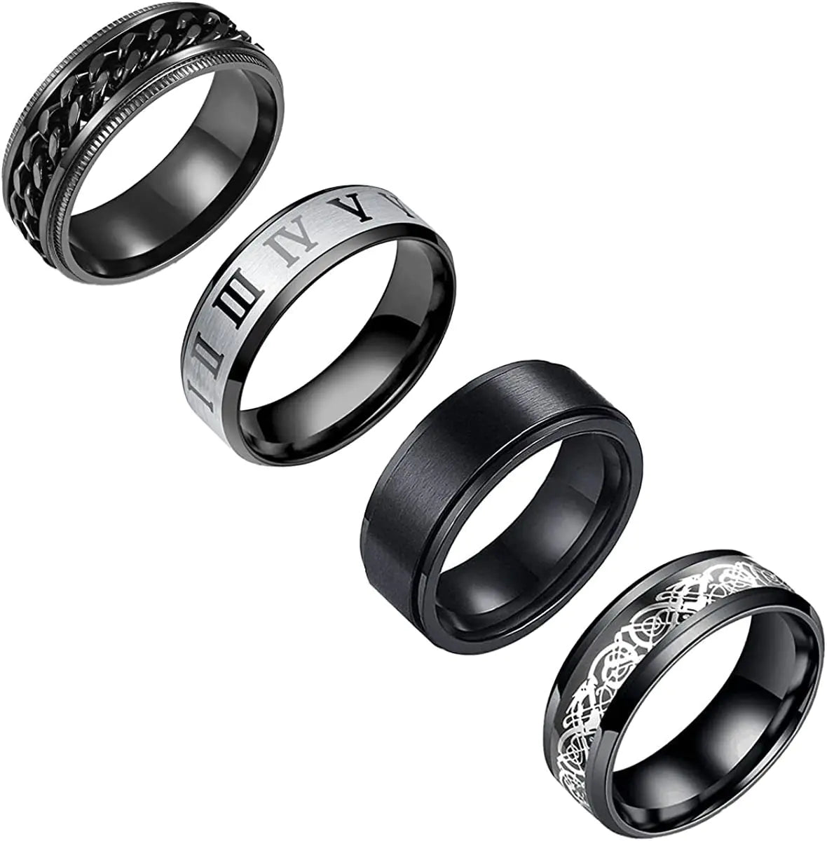 Chic Stainless Steel Fashion Ring