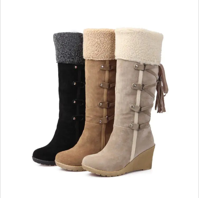 Cozy Chic High-Top Boots Plus Size