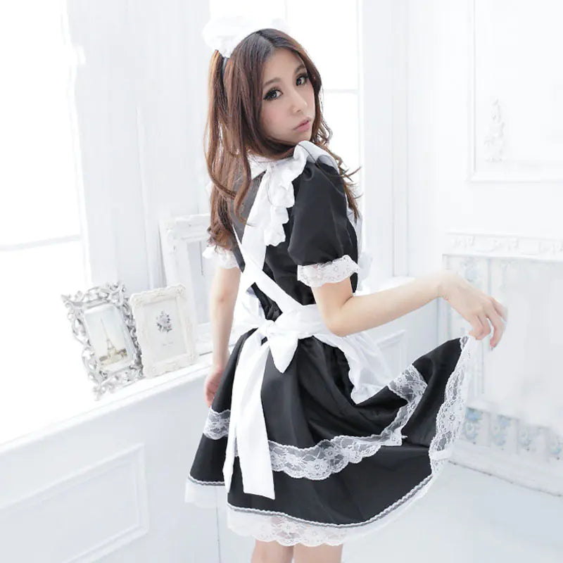 Chic Maid Cosplay Outfit with Cute Lingerie DS1024