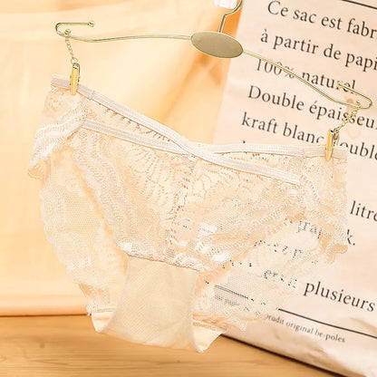 Culottes Sexy en Dentelle à Taille Basse pour Femmes