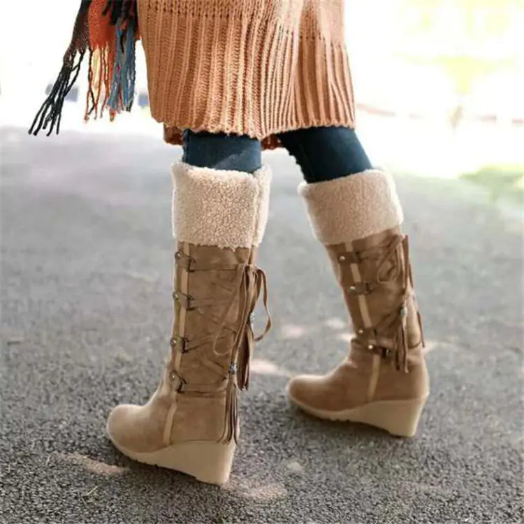 Cozy Chic High-Top Boots Plus Size