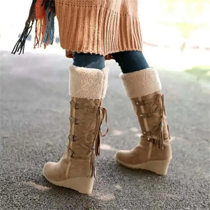 Cozy Chic High-Top Boots Plus Size