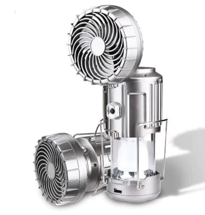 Ventilateur Lanterne de Camping Solaire