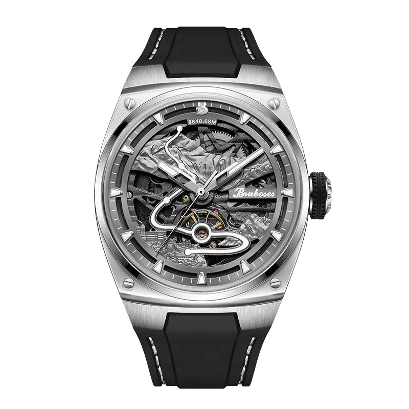 Montre Mécanique Tourbillon pour Hommes, Style Suisse Elégant
