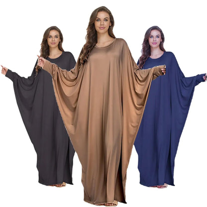 Boedaty Robe de Prière Souple pour Femmes Musulmanes, Abaya Islamique de Ramadan, Vêtement à Elasticité Totale, Robe de Dubaï